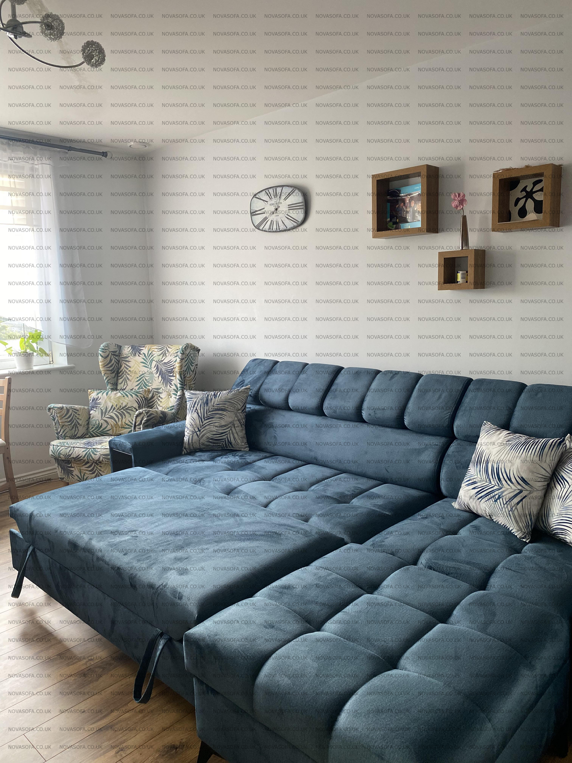 Corner sofa bed Greco 287x180