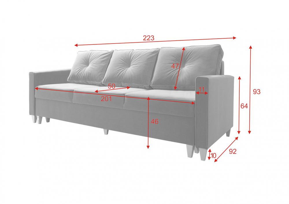 SOFA GABI 223cm